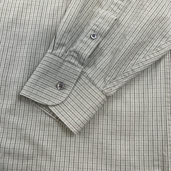 Izod Shirt Adult Extra Large Green Button Up Check Long Sleeve Casual Men - Picture 8 of 12